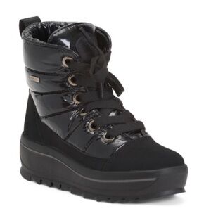 PAJAR
Tyra Waterproof Lace Up Boots /Black Glossy Winter Boots/ NEW/ size EU 38